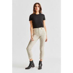 Brixton Slater Snakeskin High Waisted Slim Pant Womens Size 27